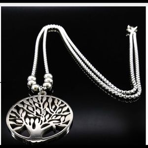 Unisex Family Tree Bohemian Pendant Necklace